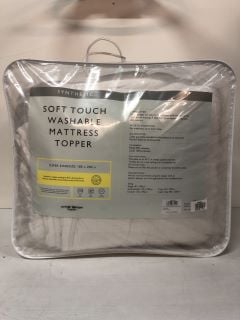 JOHN LEWIS SOFT TOUCH WASHABLE MATTRESS TOPPER