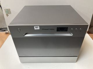 RUSSELL HOBBS TABLE TOP DISHWASHER MODEL NO: RHTTDW6S