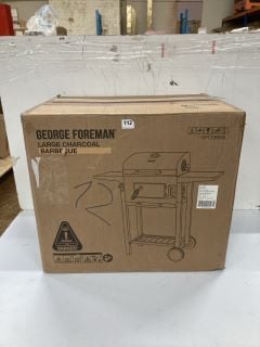 GEORGE FOREMAN LARGE CHARCOAL BARBECUE MODEL NO: GFCSBBQL