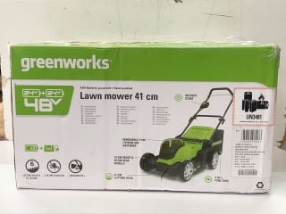 GREENWORKS 48V BATTERY POWERED LAWN MOWER