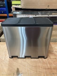 STAINLESS STEEL TRASH BIN