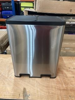 STAINLESS STEEL TRASH BIN