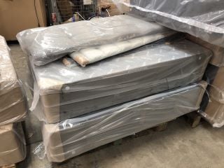 PALLET OF ITEMS INCL. LARGE BED SET WITH HEADBOARD