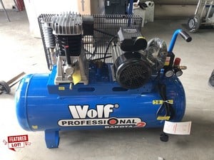 WOLF PROFESSIONAL DAKOTA 2 100L AIR COMPRESSOR RRP: £429.95