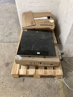 PALLET OF ITEMS INC PANASONIC BLACK MICROWAVE OVEN MODEL NO: NN-CT56JB