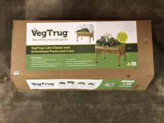 VEG TRUG 1.2M CLASSIC WITH GREENHOUSE FRAME AND COVER