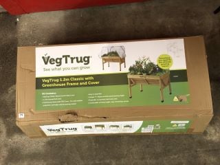 VEG TRUG 1.2M CLASSIC WITH GREENHOUSE FRAME AND COVER