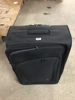 2 X JOHN LEWIS & PARTNERS BLACK SUITCASE