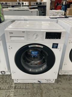 BEKO 8KG INTEGRATED WASHING MACHINE MODEL WTIK84121 RRP £329 (EX-DISPLAY)