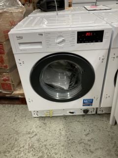 BEKO 8KG INTEGRATED WASHING MACHINE MODEL WTIK84121 RRP £329 (EX-DISPLAY)