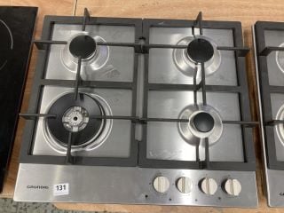 GRUNDIG FOUR RING GAS HOB MODEL GIGA6234250X RRP £169 MISSING PARTS (EX-DISPLAY)