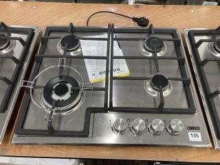 ZANUSSI FOUR RING GAS HOB MODEL ZGM66424XX RRP £249 (EX-DISPLAY)