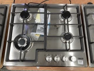 ZANUSSI FOUR RING GAS HOB MODEL ZGM66424XX RRP £249 (EX-DISPLAY)