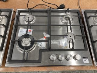 ZANUSSI FOUR RING GAS HOB MODEL ZGM66424XX RRP £249 MISSING PARTS (EX-DISPLAY)