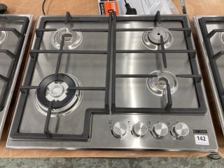 ZANUSSI FOUR RING GAS HOB MODEL ZGM66424XX RRP £249 MISSING PARTS (EX-DISPLAY)