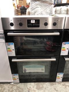 ZANUSSI DOUBLE ELECTRIC OVEN MODEL ZKHNL3X1 RRP £509 (EX-DISPLAY)