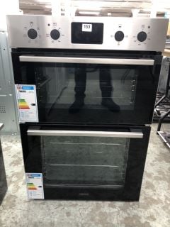 ZANUSSI DOUBLE ELECTRIC OVEN MODEL ZKHNL3X1 RRP £509 (EX-DISPLAY)