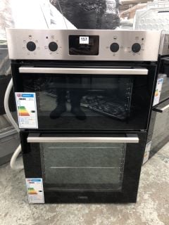 ZANUSSI DOUBLE ELECTRIC OVEN MODEL ZKHNL3X1 RRP £509 (EX-DISPLAY)