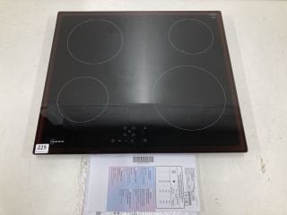 NEFF COOKTOP MODEL T16NBE1L RRP £269 (EX-DISPLAY)