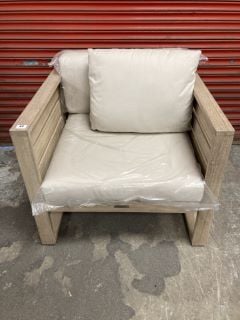 JOHN LEWIS LOUNGER CHAIR WITH CUSHIONS