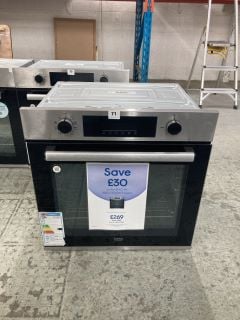 BEKO SINGLE ELECTRIC OVEN MODEL BBIE23300XFP RRP £319 (EX-DISPLAY)