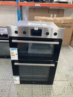 ZANUSSI DOUBLE ELECTRIC OVEN MODEL ZKHNL3X1 RRP £509 (EX-DISPLAY)