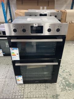 ZANUSSI DOUBLE ELECTRIC OVEN MODEL ZKHNL3X1 RRP £509 (EX-DISPLAY)