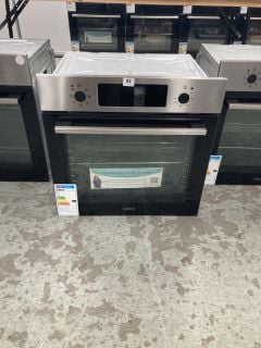 ZANUSSI SINGLE ELECTRIC OVEN MODEL ZOHCX3X2 RRP £359 (EX-DISPLAY)