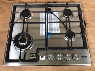 ZANUSSI ZGH66424XX 60CM GAS HOB - STAINLESS STEEL RRP: £199 (EX DISPLAY)