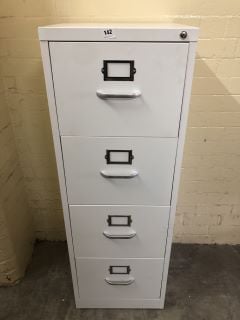 WHITE FILING CABINET