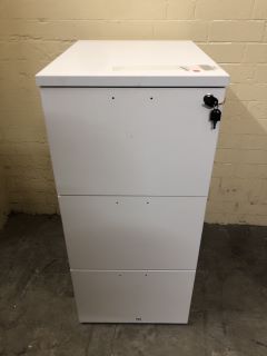 WHITE FILEING CABINET