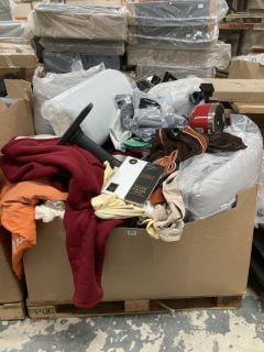 PALLET OF ITEMS INC CLOTHING, BEDDING