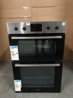 ZANUSSI FANCOOK ZKHNL3X1 ELECTRIC DOUBLE OVEN - STAINLESS STEEL RRP: £509 (EX DISPLAY)