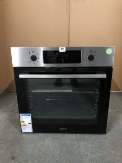 ZANUSSI FANCOOK ZOHCX3X2 ELECTRIC OVEN - STAINLESS STEEL RRP: £349 (EX DISPLAY)