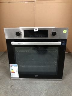 BEKO PRO BBIE22300XFP ELECTRIC PYROLYTIC OVEN - STAINLESS STEEL RRP: £249 (EX DISPLAY)