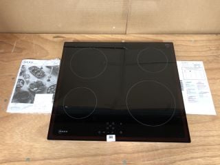 NEFF N50 T16NBE1L 59CM ELECTRIC CERAMIC HOB - BLACK RRP: £269 (EX DISPLAY)