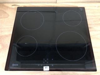 NEFF N50 T16NBE1L 59CM ELECTRIC CERAMIC HOB - BLACK RRP: £269 (EX DISPLAY)