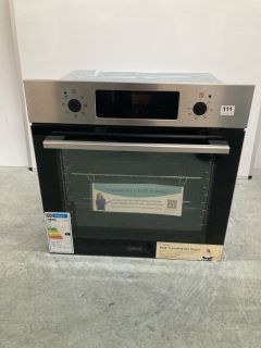 ZANUSSI INTEGRATED SINGLE OVEN MODEL: ZOHCX3X2 RRP: £269 (EX DISPLAY)