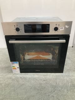 ZANUSSI INTEGRATED SINGLE OVEN MODEL: ZOHCX3X2 RRP: £269 (EX DISPLAY)