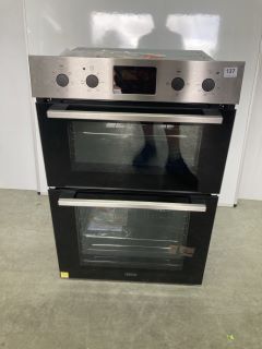 ZANUSSI INTEGRATED DOUBLE OVEN MODEL: ZKHNL3X1 RRP: £417 (EX DISPLAY)