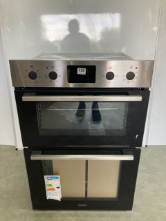 ZANUSSI INTEGRATED DOUBLE OVEN MODEL: ZKHNL3X1 RRP: £417 (EX DISPLAY)