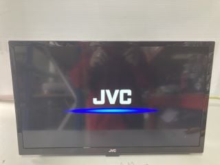 JVC 24" HD LED BACKLIT LCD TV MODEL: LT-24C490(POWER ON) RRP: £119