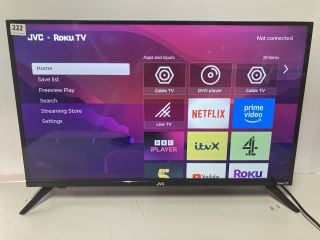 JVC 32" LED SMART HD ROKU TV MODEL: LT-32CR230 (POWER ON) RRP: £129