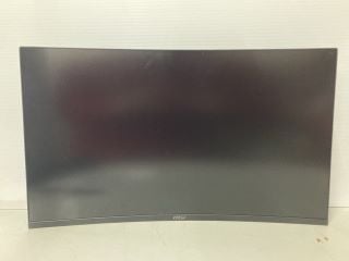 MSI MONITOR 32" CURVED GAMING MONITOR MODEL: G32CQ5P (POWERS ON)