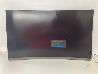 SAMSUNG 32" CURVED MONITOR MODEL: C32R500FHP (POWER ON) RRP:£209