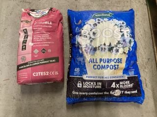 2 X ITEMS INC 46 LITRE BOOST ALL PURPOSE COMPOST