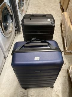 2 X HARDSHELL SUITCASES