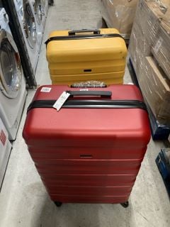 2 X HARDSHELL SUITCASES