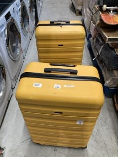 2 X HARDSHELL SUITCASES