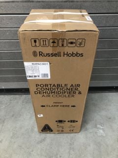 RUSSELL HOBBS PORTABLE AIR CONDITIONER, DEHUMIDIFIER & AIR COOLER